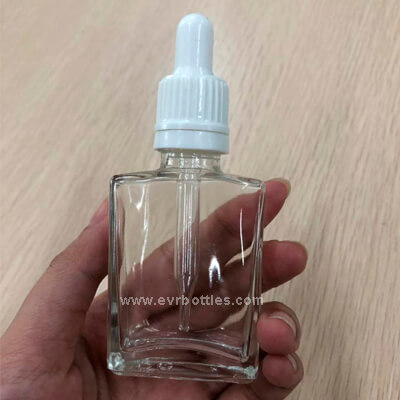 Download 15ml 30ml Clear Rectangle Glass Dropper Bottle Www Evrbottles Com